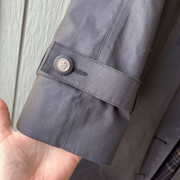 Vintage 70s–80s London Fog Maincoats Trench Coat Wool Liner Union Made USA 8 - Picture 4 of 12